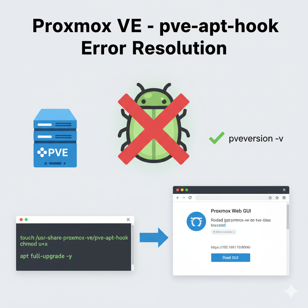 Proxmox VE > Erreur pve-apt-hook lors d’un upgrade